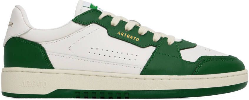 Axel Arigato White & Green Dice Lo Sneakers - Picture 4