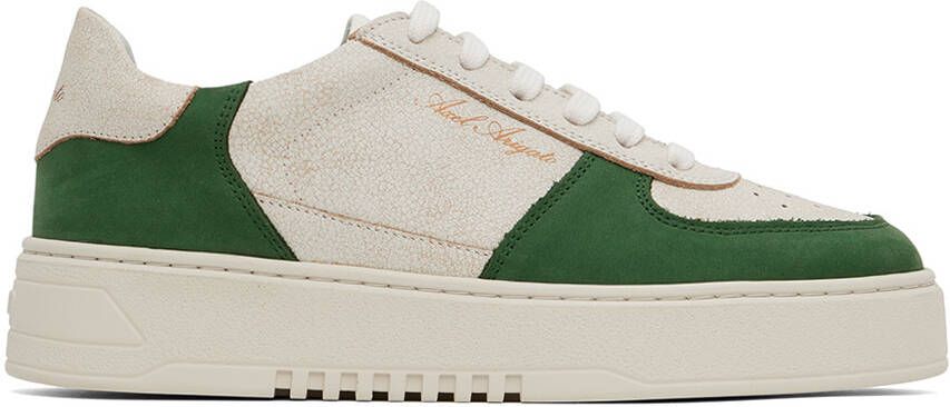 Axel Arigato White & Green Orbit Sneakers - Picture 5