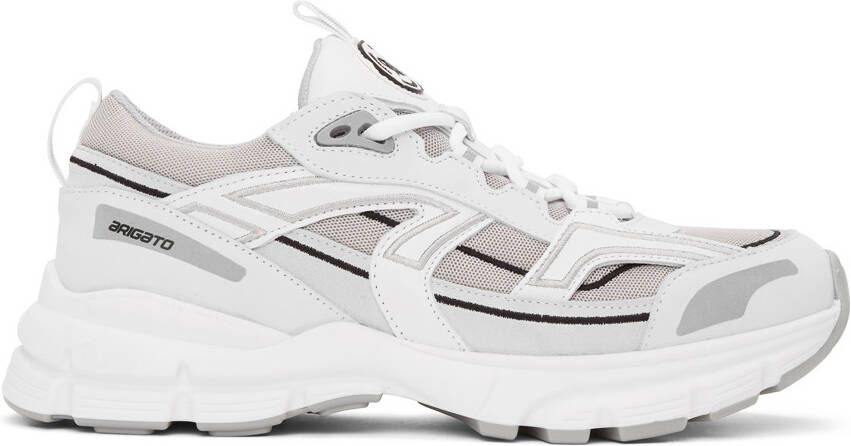 Axel Arigato White & Grey Marathon R-Trail Sneakers - Picture 5