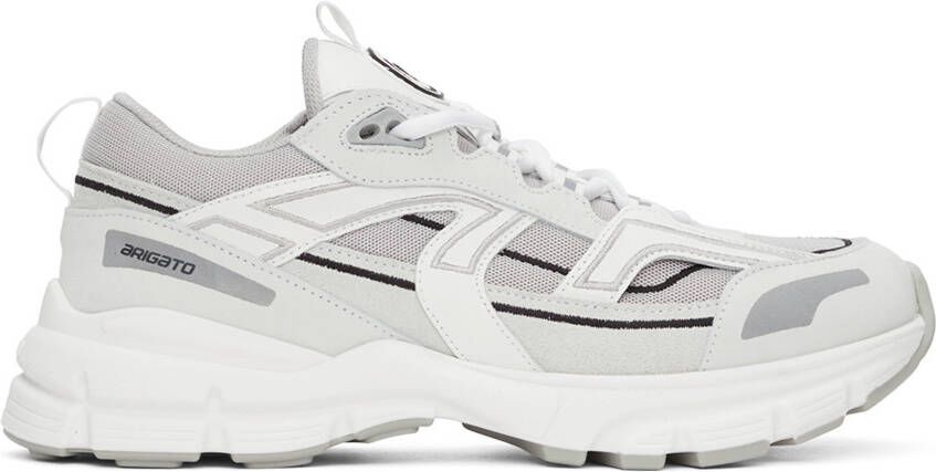Axel Arigato White & Grey Marathon R-Trail Sneakers - Picture 5