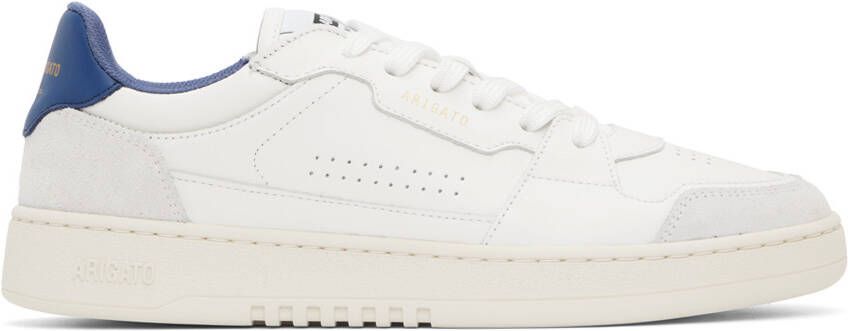 Axel Arigato White & Navy Dice Lo Sneakers - Picture 5