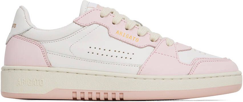 Axel Arigato White & Pink Dice Lo Sneakers - Picture 5