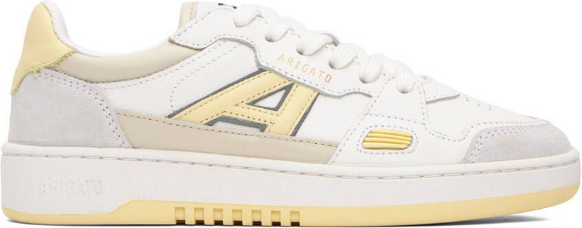 Axel Arigato White & Yellow A-Dice Lo Sneakers - Picture 5