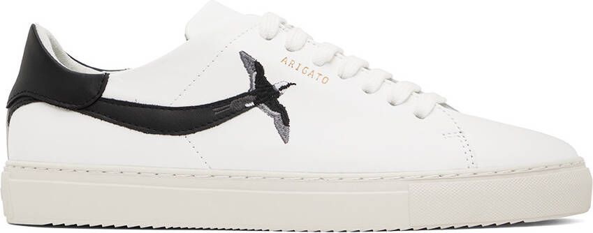Axel Arigato White & Black Clean 90 Stripe B Bird Sneakers - Picture 10
