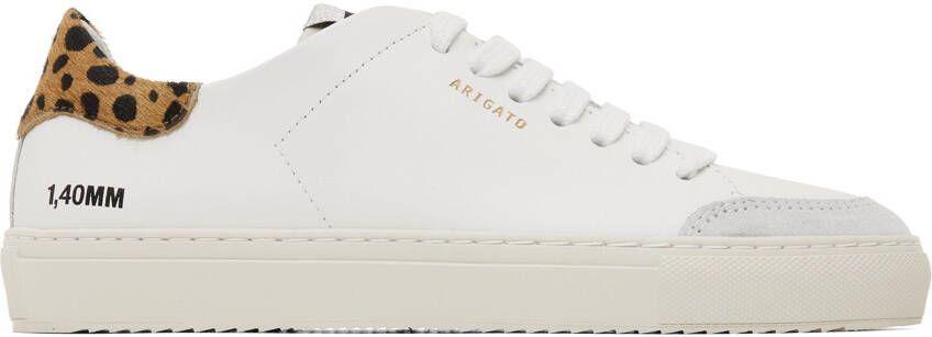 Axel Arigato White Leopard Clean 90 Triple Sneakers