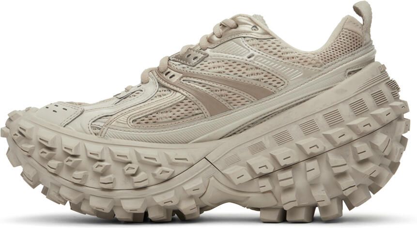 Balenciaga Beige Bouncer Sneakers - Picture 3