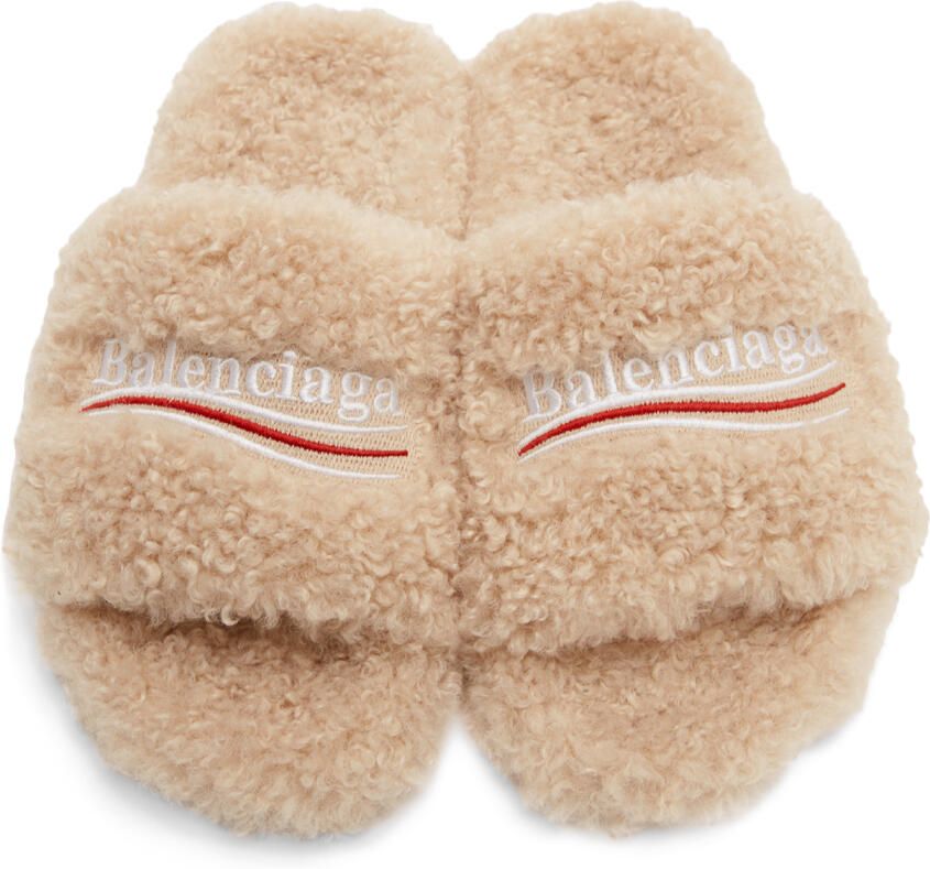 Balenciaga Beige Furry Campaign Slides