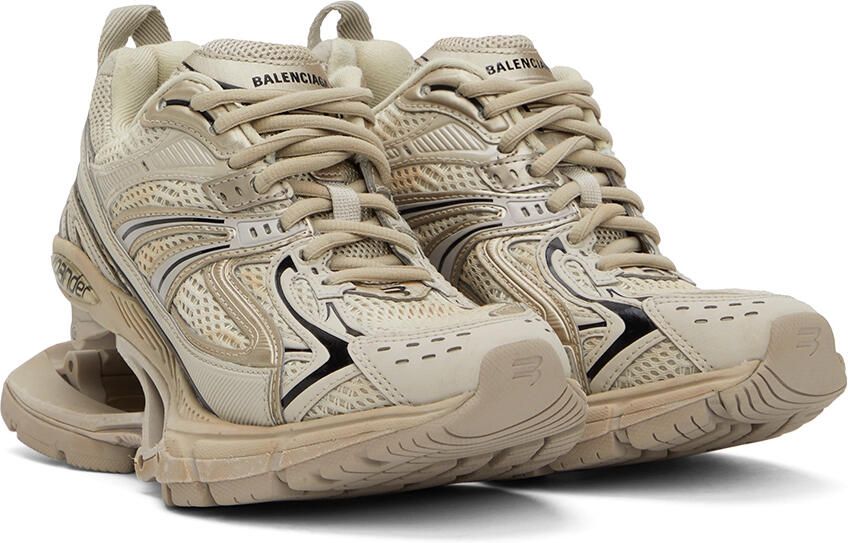 Balenciaga Beige X-Pander Sneakers - Picture 2