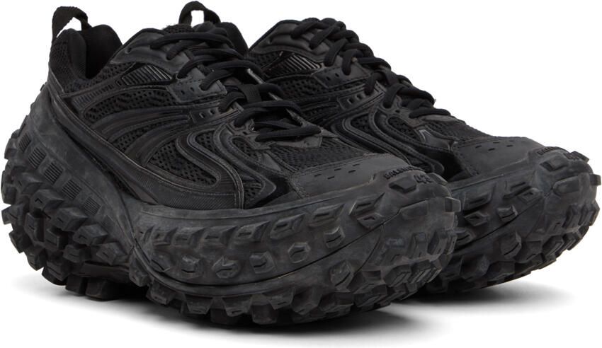 Balenciaga Black Bouncer Sneakers - Picture 2