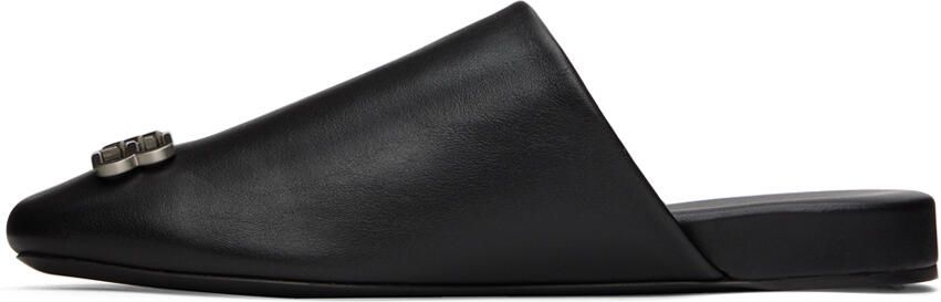 Balenciaga Black Cosy BB Loafers - Picture 4