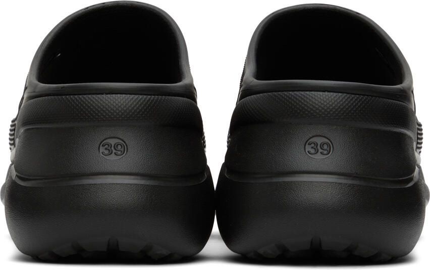 Balenciaga Black Crocs Edition Pool Slides