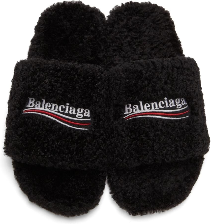 Balenciaga Black Furry Campaign Slides