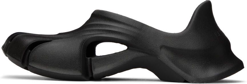 Balenciaga Black Mold Closed Sandals - Picture 4