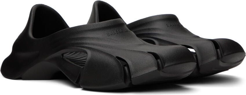 Balenciaga Black Mold Closed Sandals - Picture 3