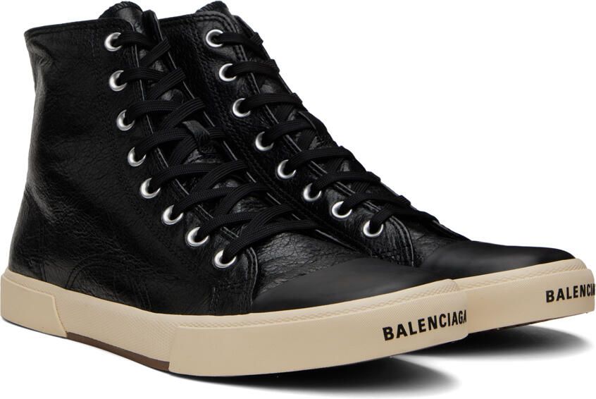 Balenciaga Black Paris Sneakers - Picture 2