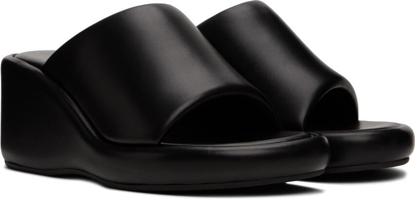 Balenciaga Black Rise Wedge Sandals - Picture 2