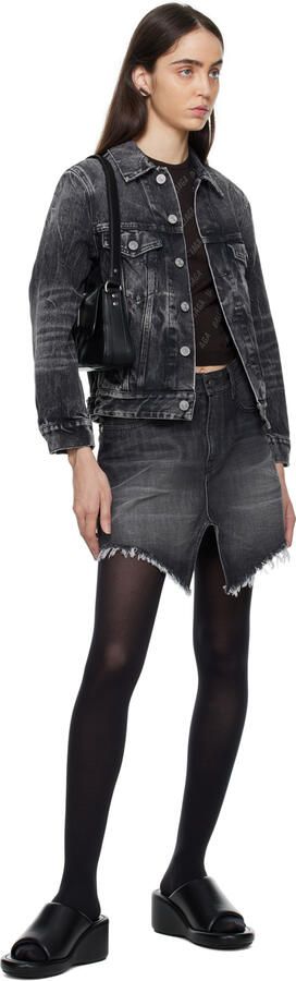 Balenciaga Black Rise Wedge Sandals - Picture 4