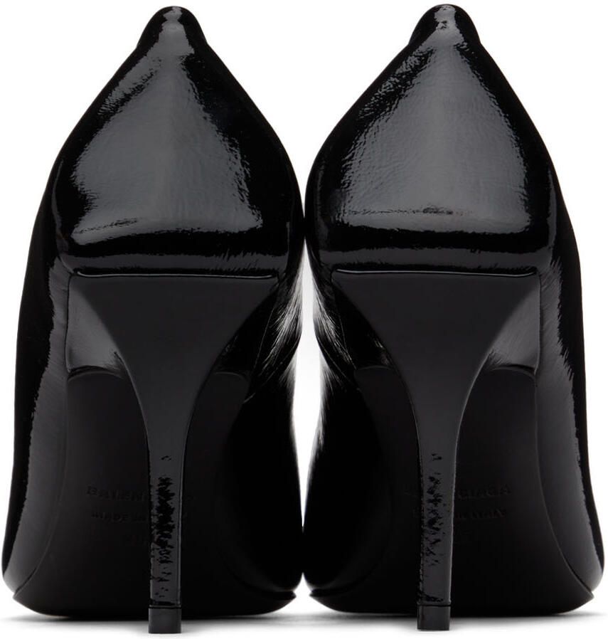 Balenciaga Black Square Knife BB 80 Heels