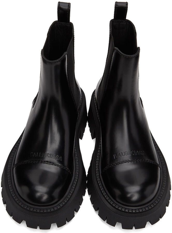 Balenciaga Black Tractor 20MM Boot - Picture 4