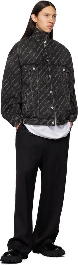 Balenciaga Black Tractor Boots - Picture 4