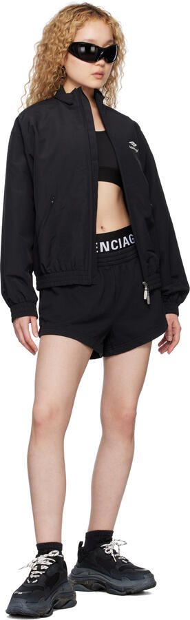 Balenciaga Black Triple S Clear Sole Sneakers - Picture 4