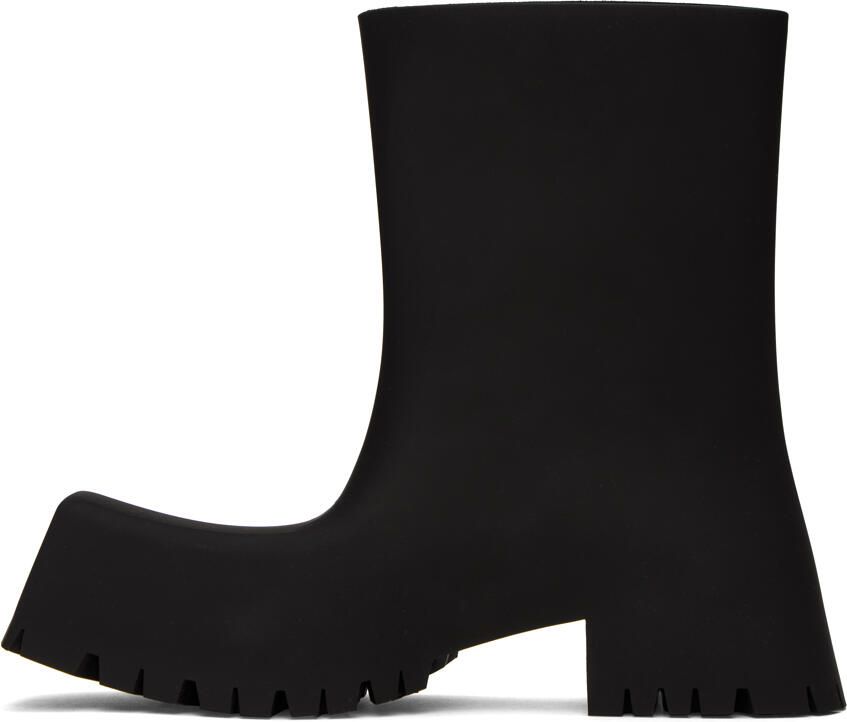 Balenciaga Black Trooper Ankle Boots - Picture 2