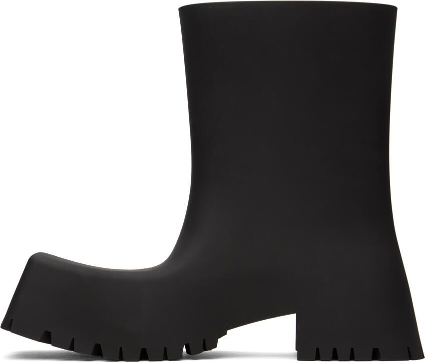 Balenciaga Black Trooper Boots - Picture 3