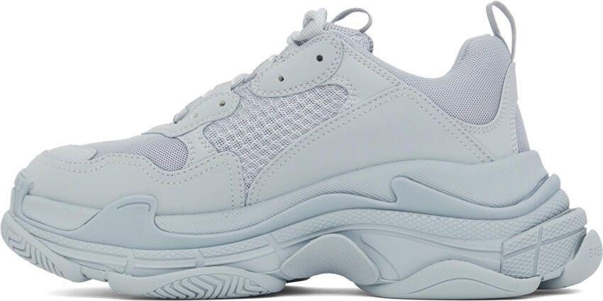 Balenciaga Blue Triple S Sneakers - Picture 3