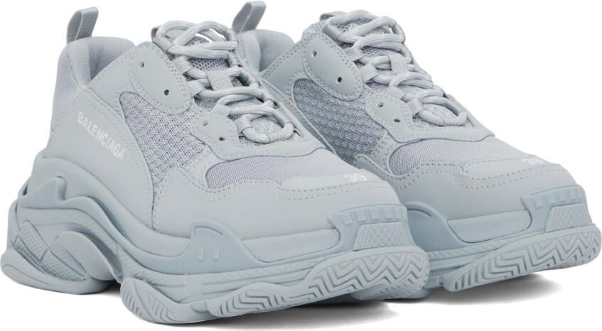 Balenciaga Blue Triple S Sneakers - Picture 2