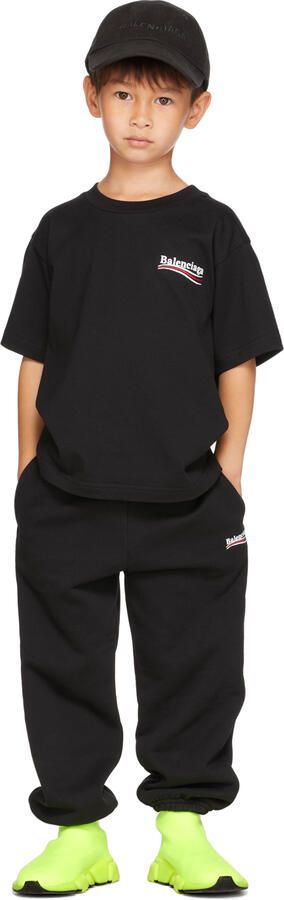 Balenciaga Kids Green Speed Sneakers - Picture 4