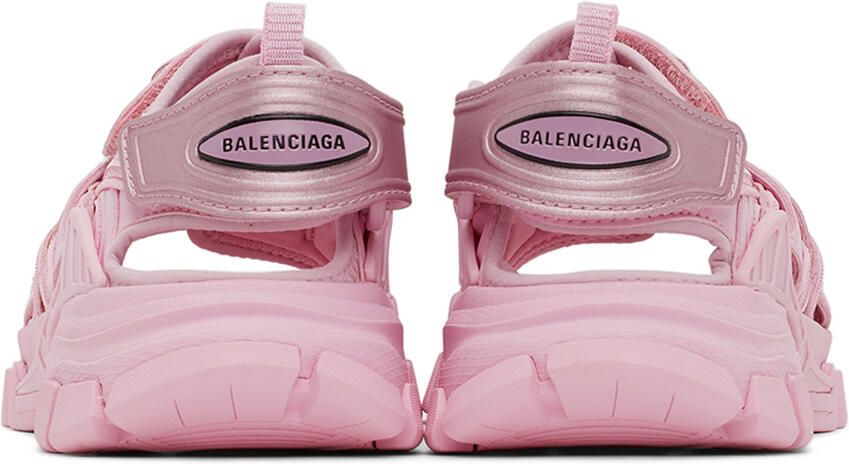 Balenciaga Kids Pink Track Sandals