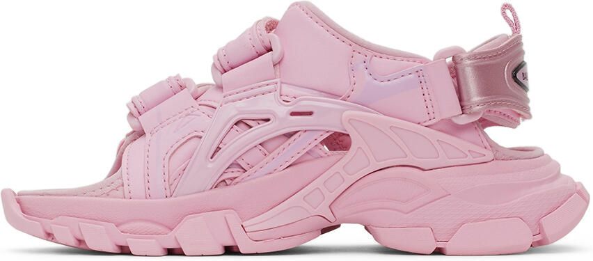Balenciaga Kids Pink Track Sandals - Picture 3
