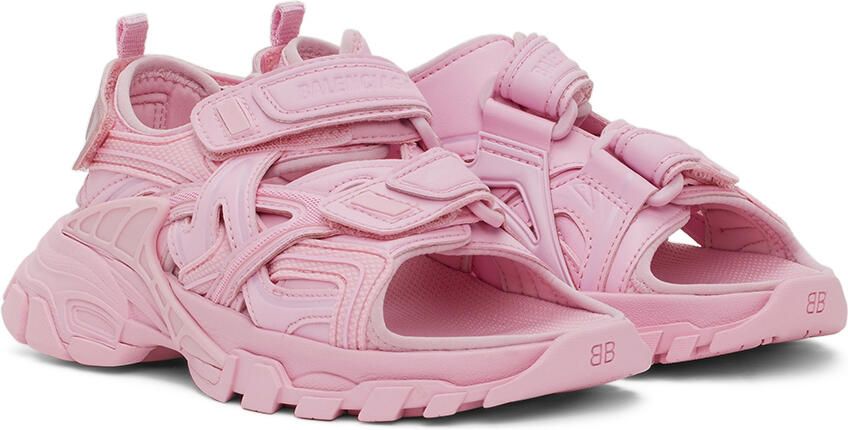 Balenciaga Kids Pink Track Sandals - Picture 2