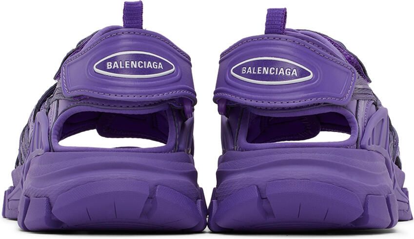 Balenciaga Kids Purple Track Sandals