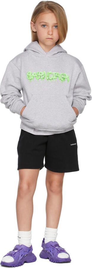 Balenciaga Kids Purple Track Sandals - Picture 4