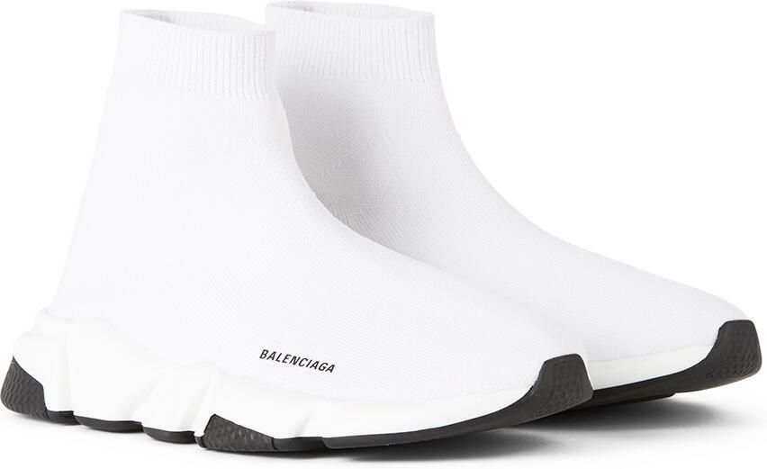 Balenciaga Kids White Speed Sneakers - Picture 2