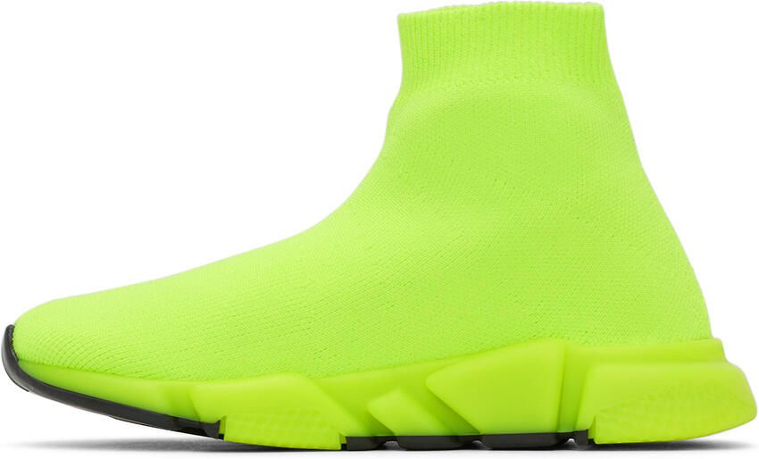Balenciaga Kids Yellow Speed Sneakers - Picture 3