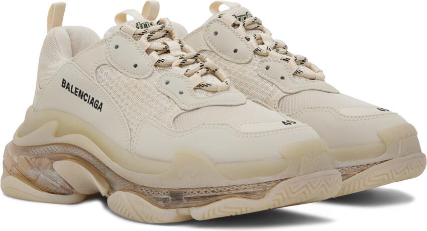 Balenciaga Off-White Triple S Sneakers - Picture 2