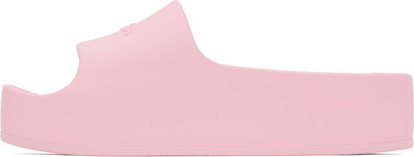 Balenciaga Pink Chunky Slides - Picture 3