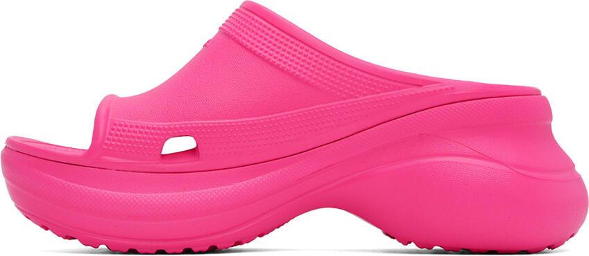Balenciaga Pink Crocs Edition Pool Slides - Picture 3