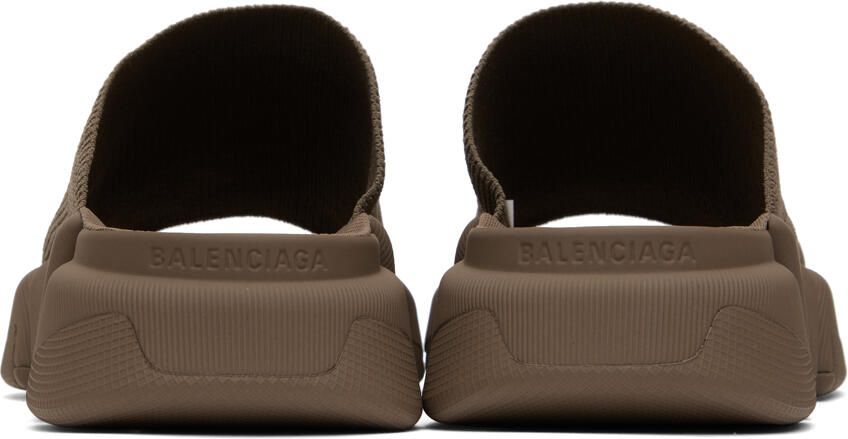 Balenciaga Taupe Speed 2.0 Slides