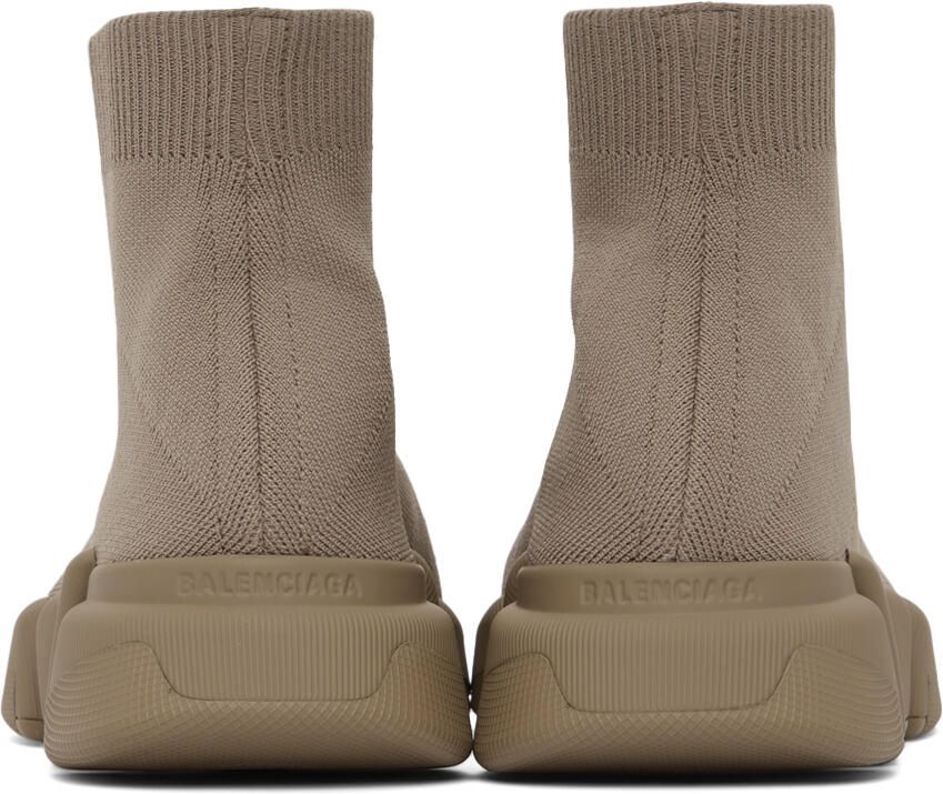 Balenciaga Taupe Speed 2.0 Sneakers