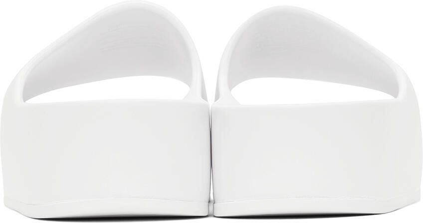Balenciaga White Chunky Platform Sandals - Picture 2