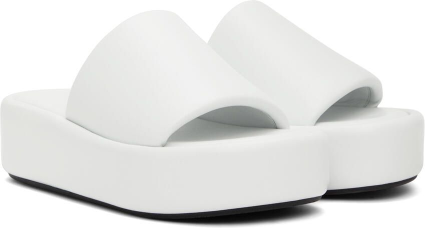 Balenciaga White Rise Sandals - Picture 2
