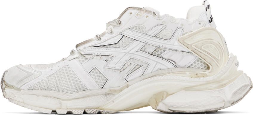 Balenciaga White Runner Sneakers - Picture 3