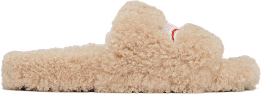 Balenciaga Beige Furry Campaign Slides - Picture 5