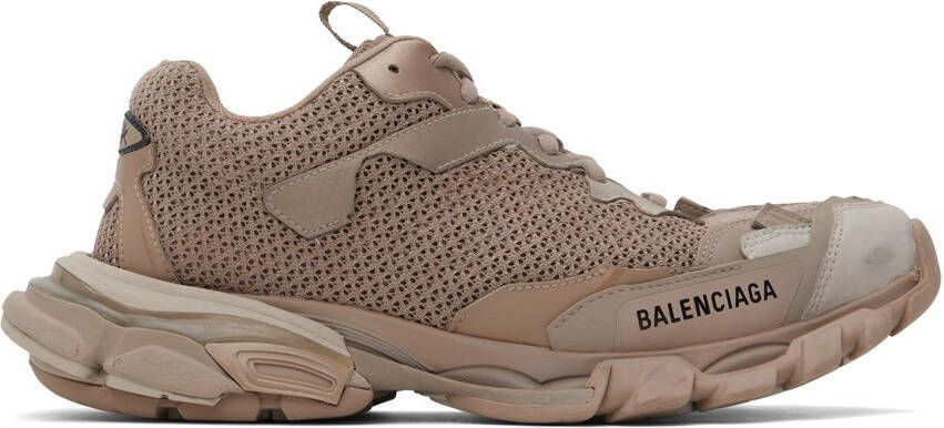 Balenciaga Beige Track.3 Sneakers - Picture 5