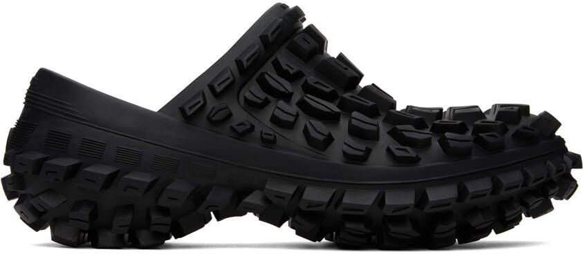 Balenciaga Black Bouncer Clogs - Picture 5