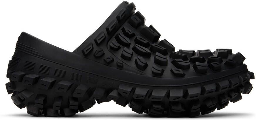 Balenciaga Black Bouncer Clogs - Picture 5