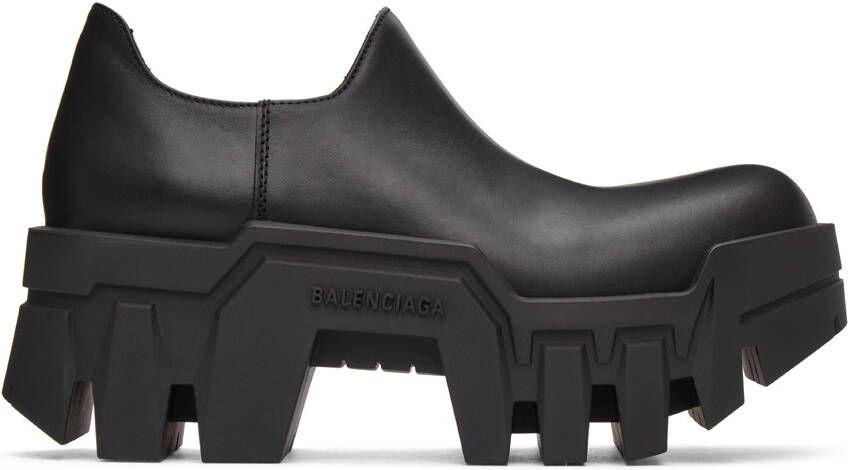 Balenciaga Black Bulldozer Mini Boots - Picture 3